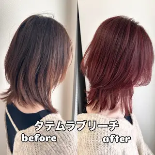 ミディアム カラー 髪質改善のプロ✨りな さんのヘアスタイル