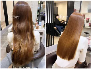 ロング まとまるツヤ髪カット ┆Naruのヘアスタイル