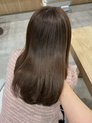 ロング ブリーチなしカラー/ 縮毛矯正🍓kaeのヘアスタイル