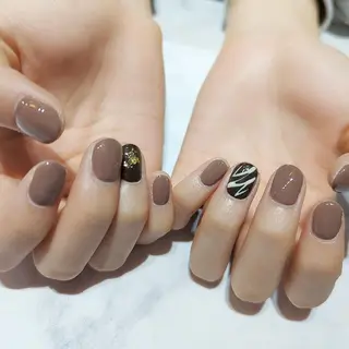 ネイル あ きのネイルデザイン