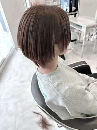 ショート カラー 💘韓国カラー💘 クルミのヘアスタイル
