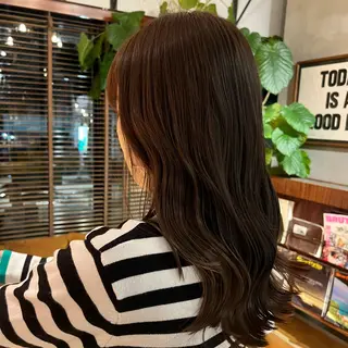 ロング カラー 似合わせカット✂︎ 艶カラー･*:湊七海のヘアスタイル