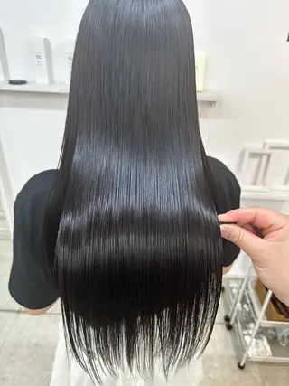 ロング カラー 髪質改善/レイヤー ストウシンゴのヘアスタイル