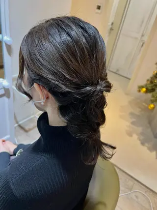 ミディアム 人見知りさんでも安心 奥田 里佳子のヘアスタイル