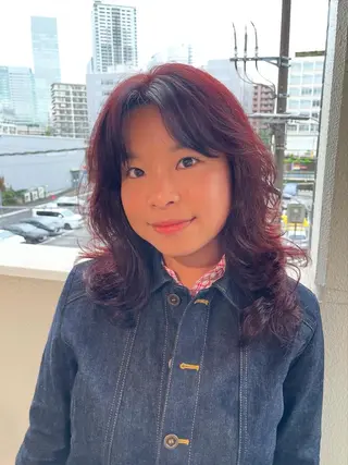 セミロング カラー Toiro 横浜所属・🎀レイヤー/パーマ カラー/ai🎀のヘアスタイル