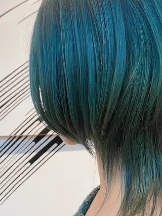 ミディアム カラー 埼玉久喜/ハイトーン デザインカラーRYOのヘアスタイル