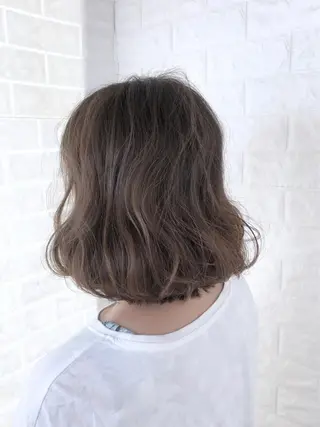 ミディアム 縮毛矯正/髪質改善 主税巧一のヘアスタイル