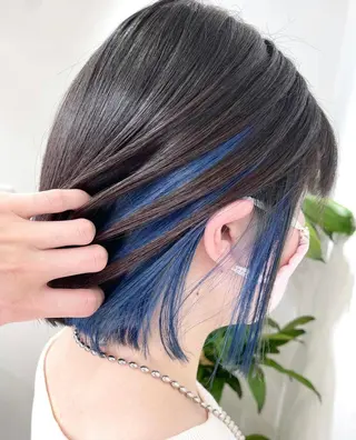 ミディアム カラー hair design icoii所属・横田 美咲のヘアスタイル