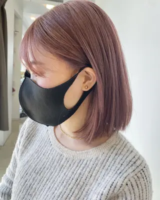 ミディアム ୨୧柔らかいカラー nozomi ୨୧のヘアスタイル