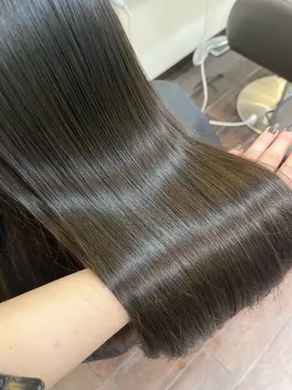 ロング カラー 酸性ストレート 🤍🎀honokaのヘアスタイル