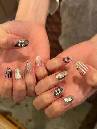 ネイル 文 /個性派ネイルのネイルデザイン