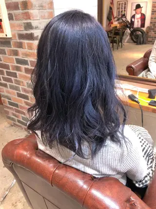 セミロング カラー パーマ ヘアアレンジ メンズ キッズ ネイル マツエク・マツパ ⭐️ハイクオリティ カラー杉本雄志⭐️のヘアスタイル