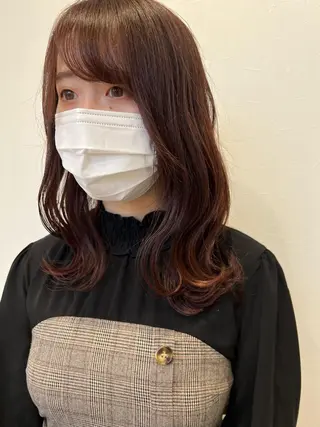 ミディアム Loem【ロエム】所属・RINA 【Loem】のヘアスタイル