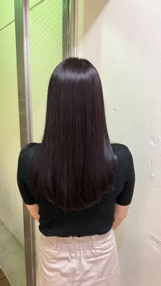 ロング カラー 🍒透明感カラー/ レイヤー🍒くるみのヘアスタイル