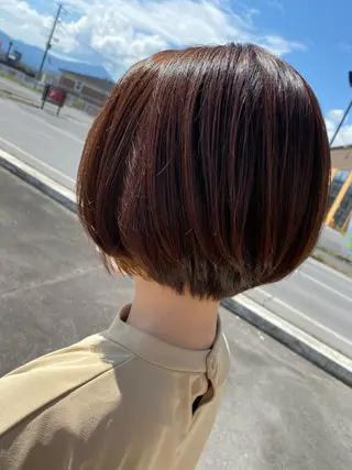 ショート ヤマグチ ナツキのヘアスタイル