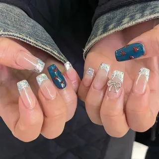 ネイル クルミ/ 💕ワンホンネイルのネイルデザイン