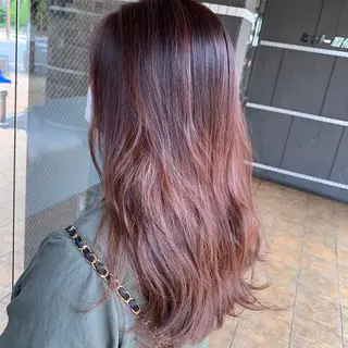 ロング カラー HairDesign Azurのヘアスタイル