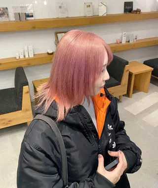 ミディアム ♡ハッシュカット/ レイヤー/yucoのヘアスタイル