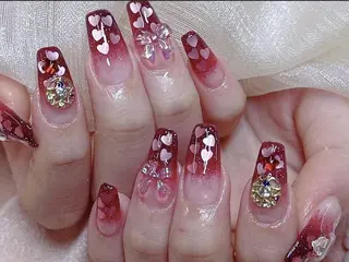 ネイル 🎀彩羽チップ 長さだし専門🎀のネイルデザイン
