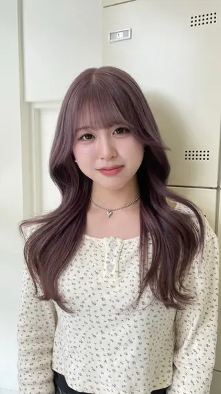 カラー Mayu/ブリーチ/ 抜け感hairのヘアスタイル