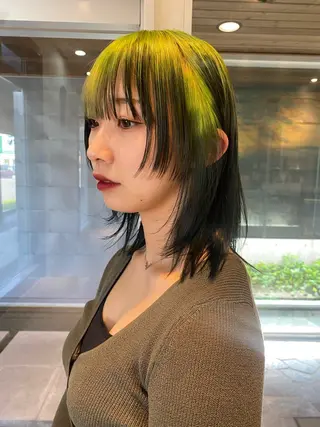 セミロング カラー nambu-GARDEN所属・上田 昂雅のヘアスタイル