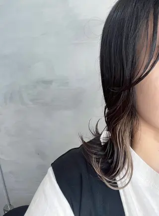 ミディアム カラー 中川 もえか【明石】のヘアスタイル