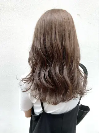 ミディアム カラー ヘアアレンジ 〽️magico/ ウルフDaiki〽️のヘアスタイル