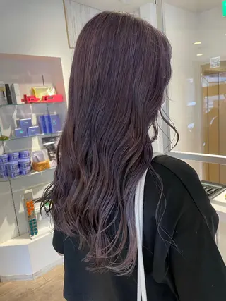 ロング カラー レイヤーカット/透明 感カラー/saraのヘアスタイル