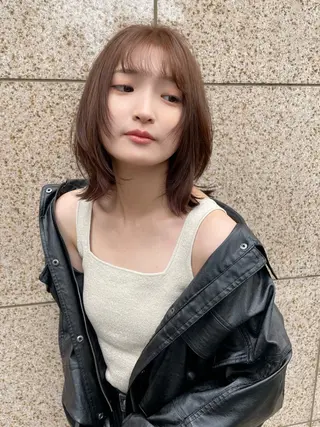 ミディアム カラー 🫧ショート/ボブ 池袋西口・泡渕✂️のヘアスタイル