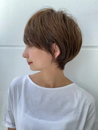 ショート カラー LucksiMie 銀座店所属・【韓国　レイヤー 髪質改善✨】かずのヘアスタイル