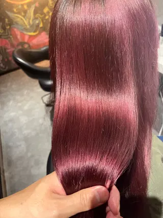 ロング カラー Sparks hair所属・グリ モンのヘアスタイル