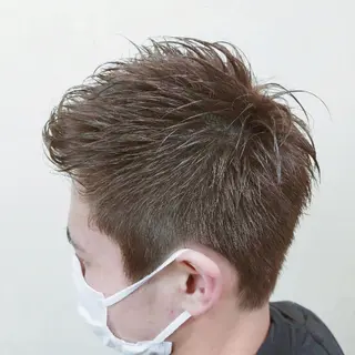 ショート メンズ カラー メンズ専門 Stylist吉川のヘアスタイル