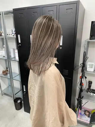 ミディアム カラー hair terra ce M奈良店のヘアスタイル