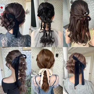 ヘアアレンジ 大人可愛いヘアメイク 💋🧚‍♀️しずかのヘアスタイル