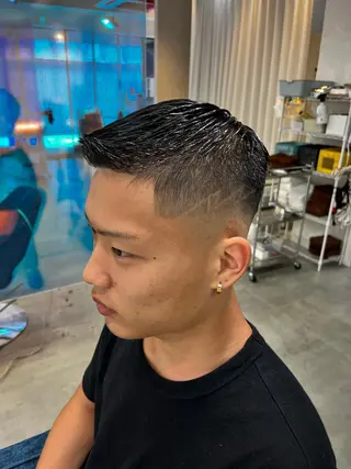 ショート メンズ &CREW スタッフのヘアスタイル