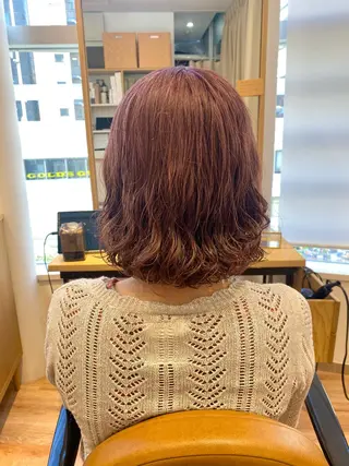 ミディアム パーマ ❤️パーマ美容師✂︎ 井口美緒のヘアスタイル