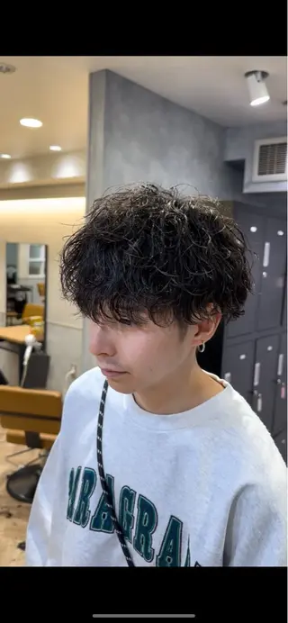 ショート パーマ メンズ RAYS NAGOYA所属・RAYSNAGOYA 雅也のヘアスタイル