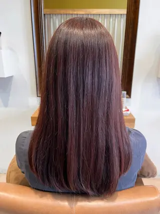 セミロング 笹原 紗弥加のヘアスタイル
