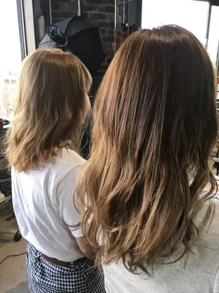 セミロング カラー 代表 中島貴志のヘアスタイル