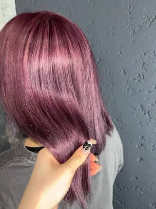 カラー 所沢カットモデル🩵 ゆう❄️🍒のヘアスタイル