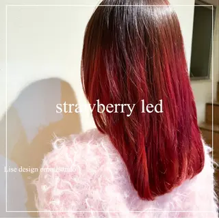 ミディアム カラー パーマ ヘアアレンジ メンズ 表参道Lise おおいしおりのヘアスタイル