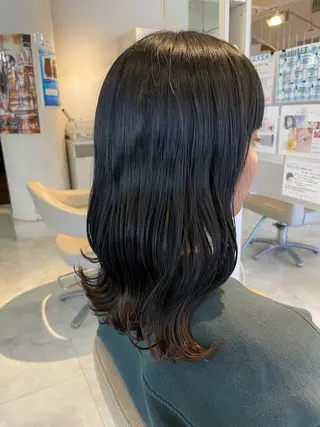 セミロング 本田 卓也のヘアスタイル