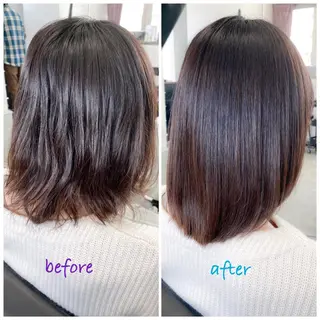 ミディアム カラー clan五反田所属・髪質改善、縮毛矯正 店長浅野太郎のヘアスタイル