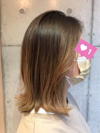 ミディアム 美髪✨髪質改善特化 🦩対馬🦩のヘアスタイル