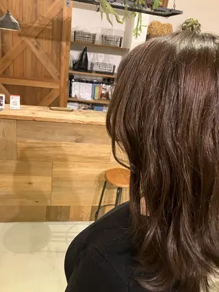 セミロング 清水 美香のヘアスタイル