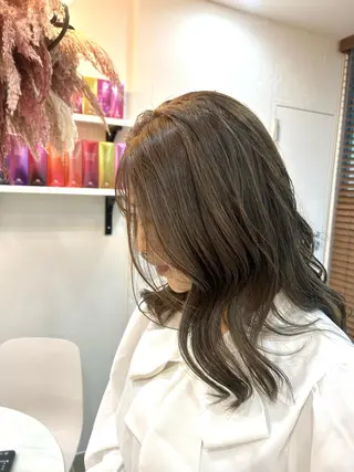 セミロング カラー stylist 🌼 SHIONのヘアスタイル