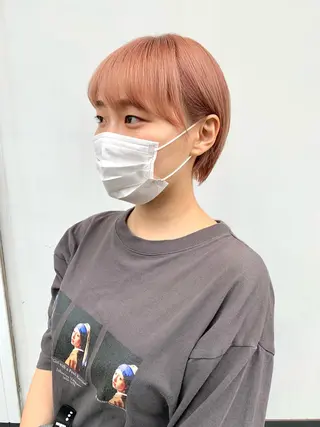 ショート カラー brick masayaのヘアスタイル