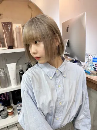 ショート カラー 小林 拓真のヘアスタイル