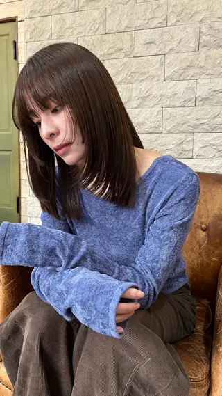 ミディアム カラー rise /メンズカットのヘアスタイル