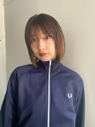 ショート カラー yiye 青山所属・無料カットモデル募集 🌱ひょうがのヘアスタイル